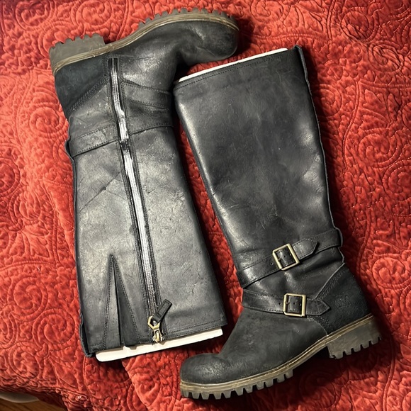 Timberland timberdry Oiled leather with waterproof zipper inside tall boot - Picture 2 of 9